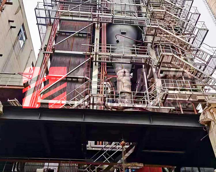 SHX circulating fluidized bed steam boiler